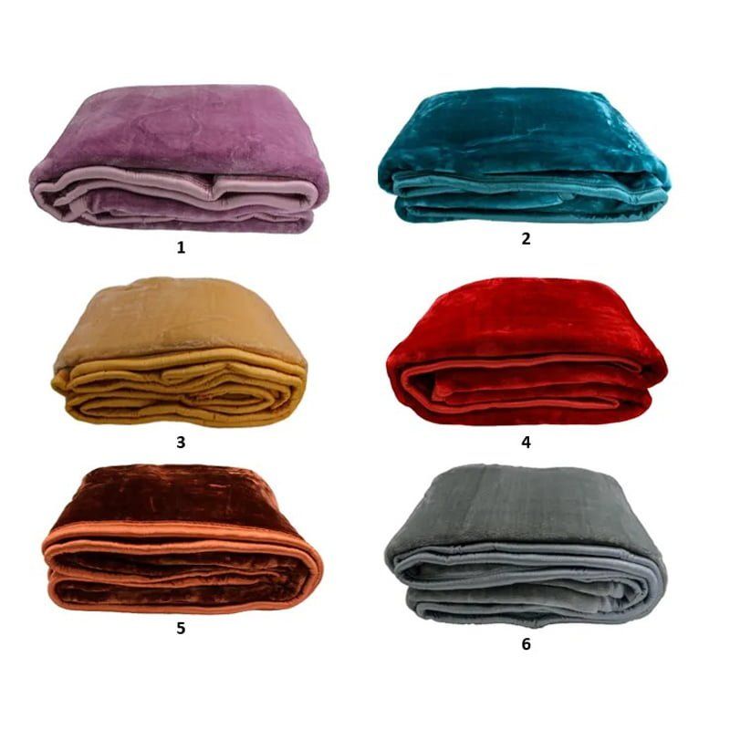 Κουβέρτα “Mink” μονόχρωμη 200x220cm - Super Soft Blanket OEM