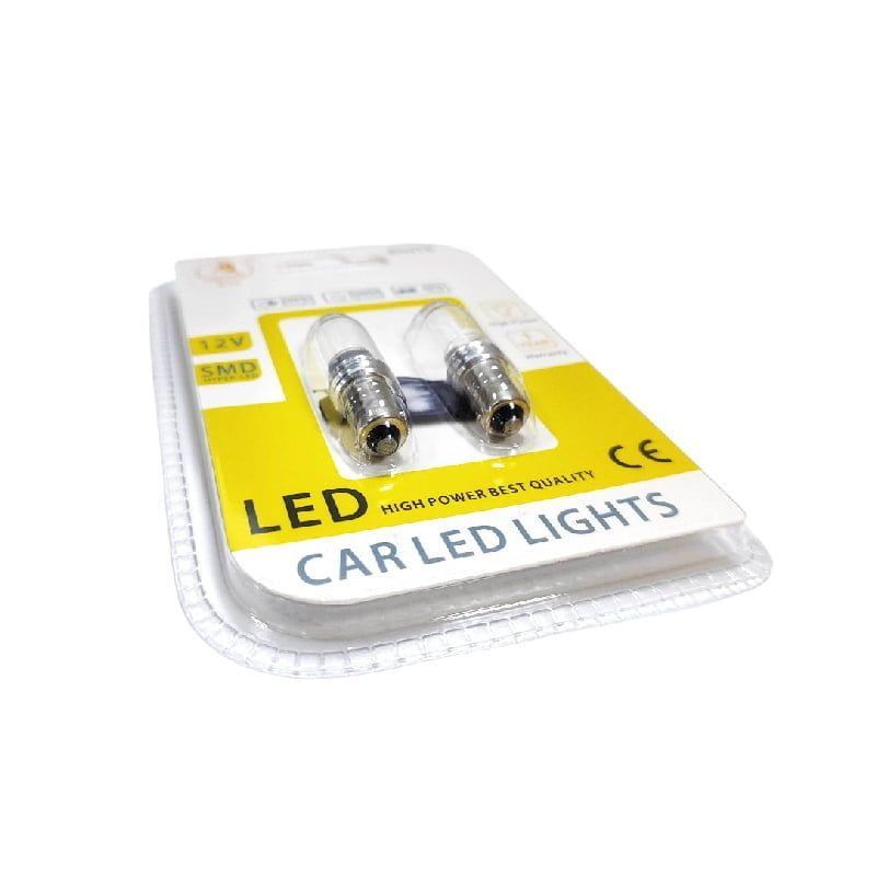 EJC Λάμπες Αυτοκινήτου BA9S-3 SMD 12v 2τμχ ψυχρό φως - LED light EJC