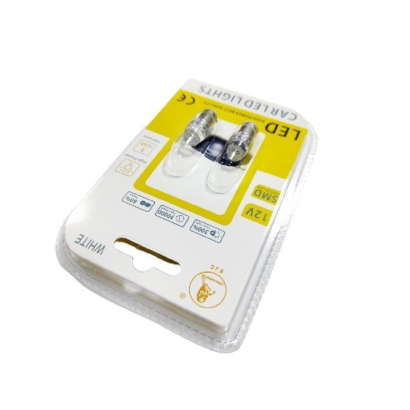 EJC Λάμπες Αυτοκινήτου BA9S-3 SMD 12v 2τμχ ψυχρό φως - LED light EJC