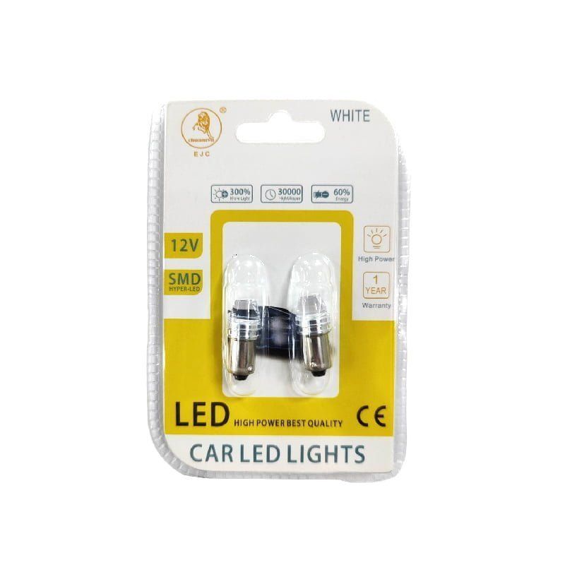 EJC Λάμπες Αυτοκινήτου BA9S-3 SMD 12v 2τμχ ψυχρό φως - LED light OEM