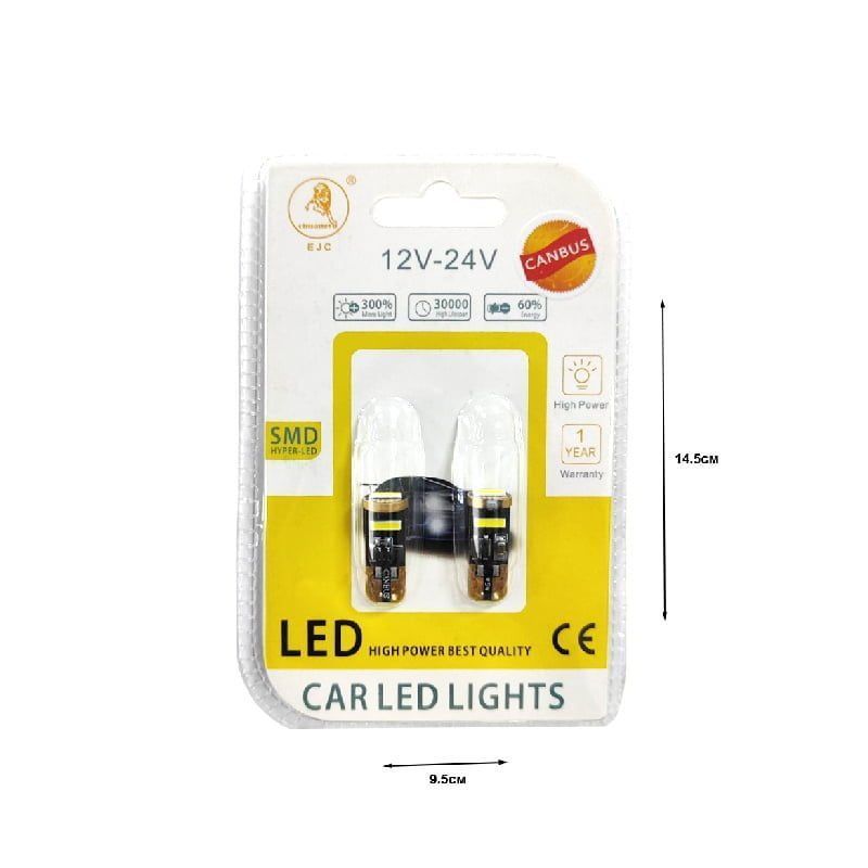 EJC Λάμπες Αυτοκινήτου Canbus T10-7020-3SMD LED 12v 2τμχ ψυχρό φως - LED light OEM