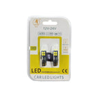 EJC Λάμπες Αυτοκινήτου T10-10 SMD 12v 2τμχ ψυχρό φως - LED light OEM