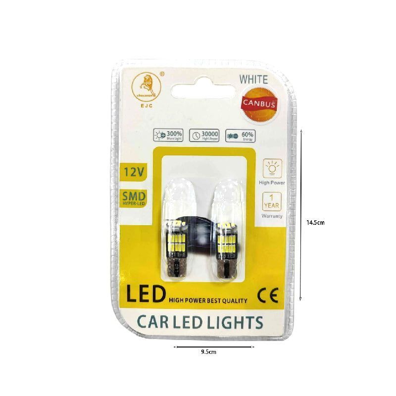 EJC Λάμπες Αυτοκινήτου Canbus T10-4014-26-6Led 12V 2τμχ ψυχρό φως – LED light OEM