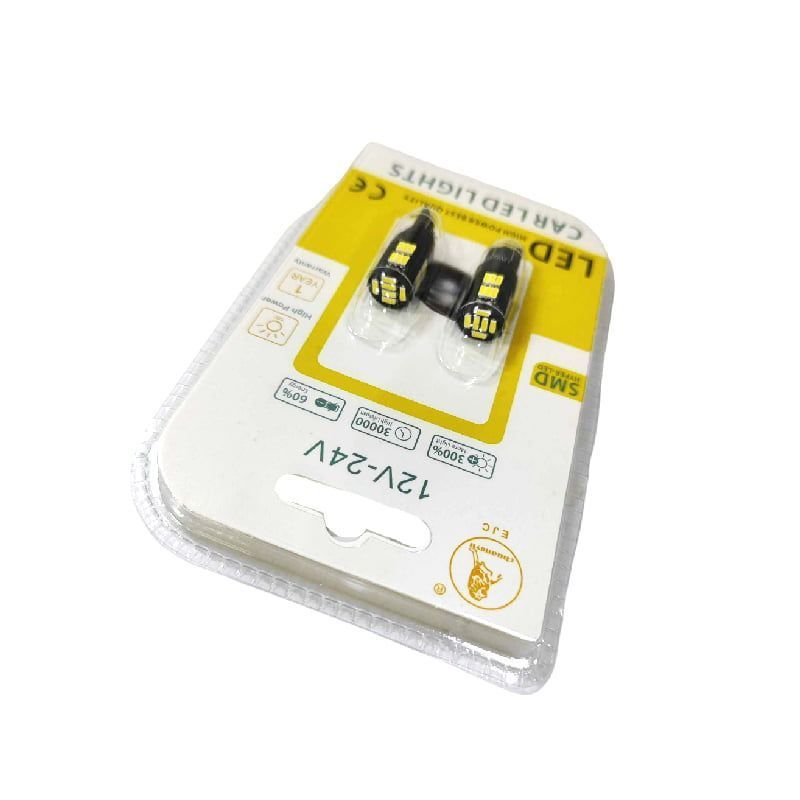 EJC Λάμπες Αυτοκινήτου T10-4014-30SMD 12V-24 2τμχ ψυχρό φως – LED light EJC