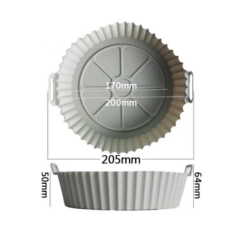 Φόρμα Σιλικόνης Για Air Fryer – Silicone Pot Pad OEM