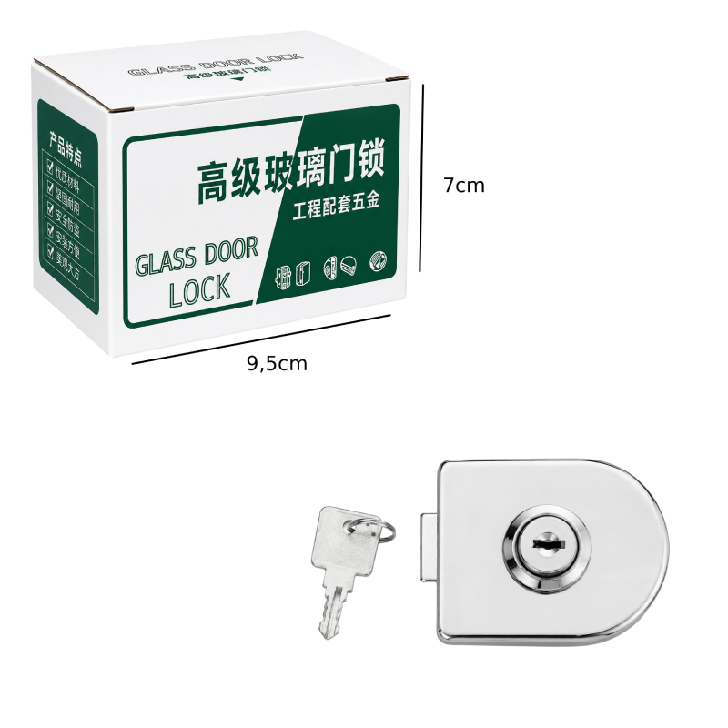 Κλειδαριά γυάλινης πόρτας – Glass door lock OEM