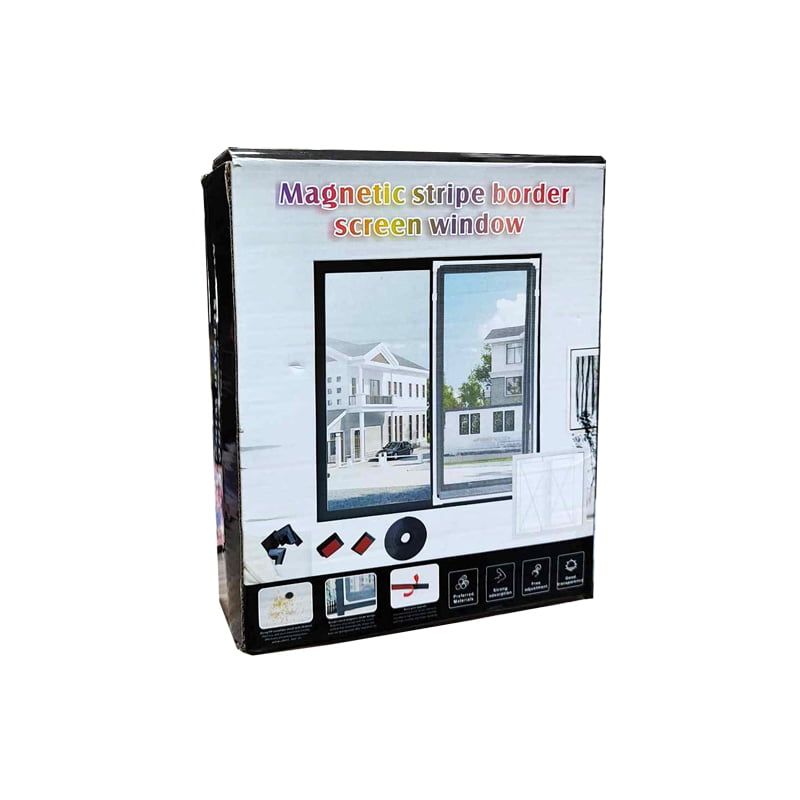 Μαγνητική σίτα παραθύρου 150cm x 150cm - Magnetic Stripe Border Screen Window OEM