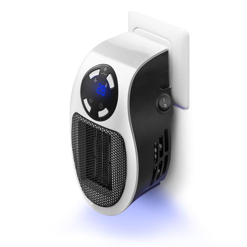 Φορητό αερόθερμο πρίζας 500W - Handy portable warm air blower heater OEM