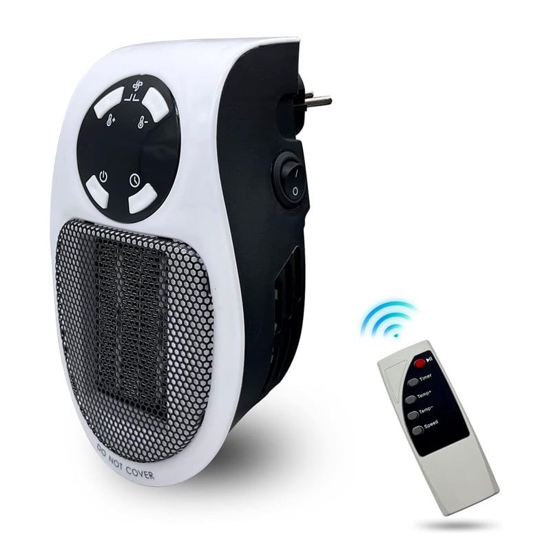 Φορητό αερόθερμο πρίζας 500W - Handy portable warm air blower heater OEM