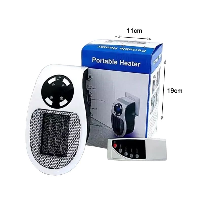 Φορητό αερόθερμο πρίζας 500W - Handy portable warm air blower heater OEM