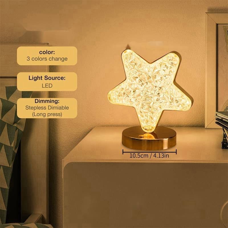 Επιτραπέζιο Φωτιστικό Αστέρι με USB 700K-6500K - USB Highlight three gear lamp Model:8207 OEM