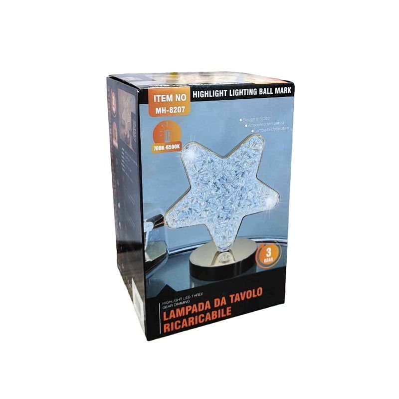Επιτραπέζιο Φωτιστικό Αστέρι με USB 700K-6500K - USB Highlight three gear lamp Model:8207 OEM
