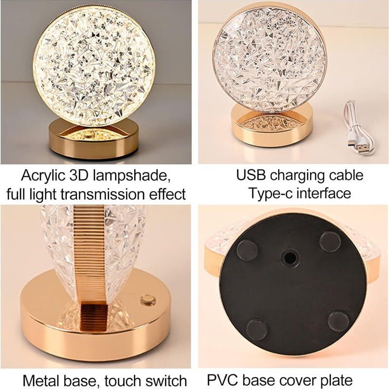 Επιτραπέζιο Φωτιστικό με USB 700K-6500K - USB Highlight three gear lamp Model:8210 OEM