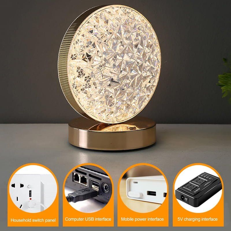 Επιτραπέζιο Φωτιστικό με USB 700K-6500K - USB Highlight three gear lamp Model:8210 OEM