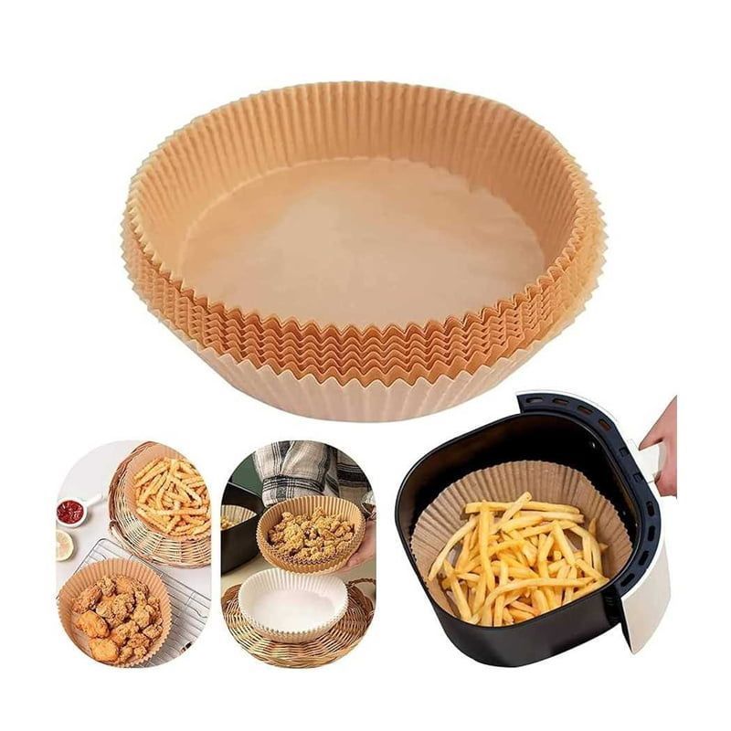 Bellhowell Αντικολλητικό Χαρτί για Air Fryer 50τμχ - Air fryer pad paper 50pcs OEM