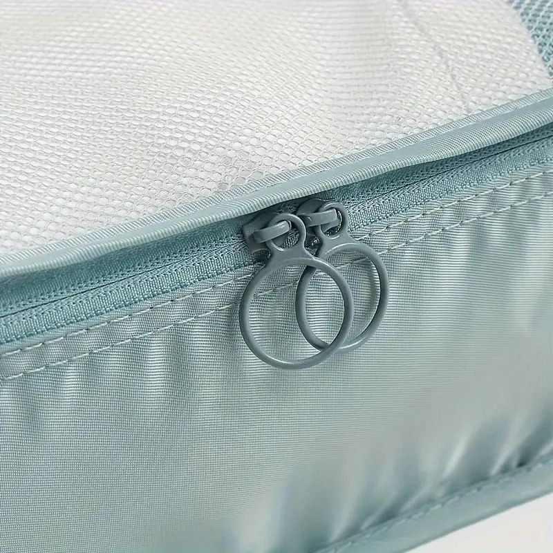 Σετ ταξιδιού με 7τμχ οργάνωση τσάντας - Portable Travel Storage Bag Set 7pcs - Γκρι OEM