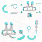 Προστατευτικό Ασφαλείας για τη Βόλτα - Reflective Strap with Antiloss Rope - Ροζ OEM