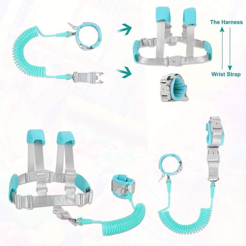 Προστατευτικό Ασφαλείας για τη Βόλτα - Reflective Strap with Antiloss Rope - Ροζ OEM