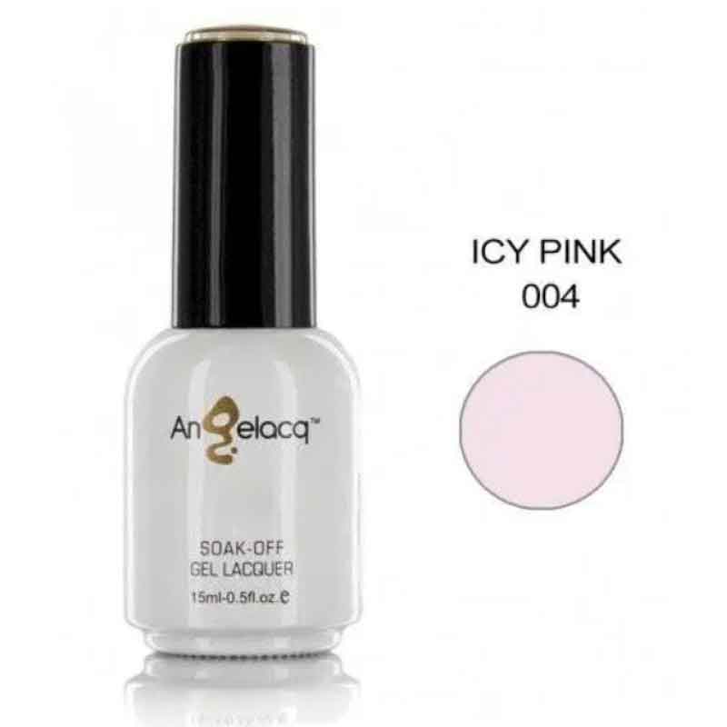 Angelacq ημιμόνιμο επαγγελματικό βερνίκι 15ml-0,5fl.oz #004 Icy Pink OEM
