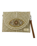 Ψάθινη τσάντα χειρός XY-2607 - Χακί BAG TO BAG