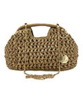 Ψάθινο τσαντάκι χειρός CN26012 - Πράσινο BAG TO BAG