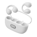 Bluetooth Handsfree Ακουστικά με Θήκη Φόρτισης F50 TWS - Wireless bluetooth earphones clip-on headset - Μαύρο OEM
