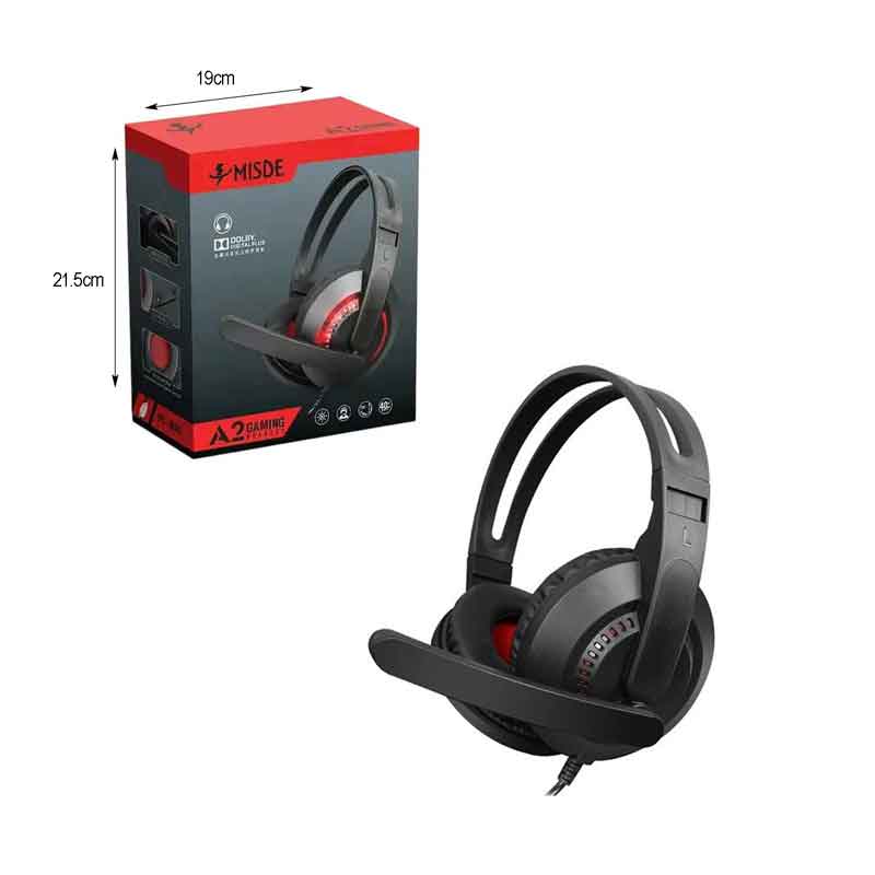 Misde A1 Ενσύρματα ακουστικά Gaming - A1 Misde Gaming Headset - Ασημί - Χρυσό Misde
