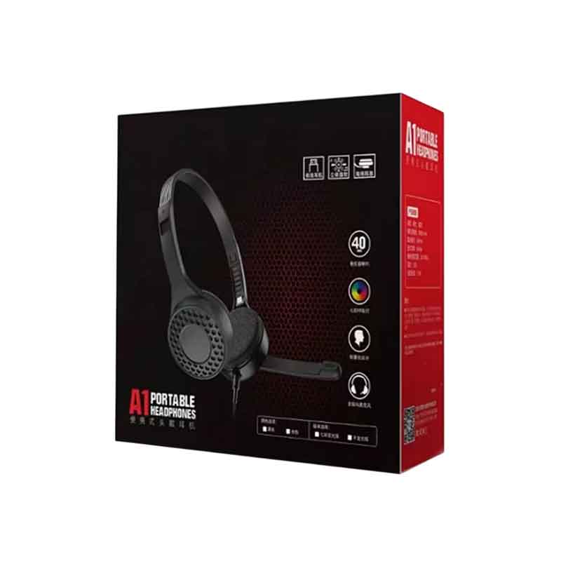 Misde A1 Ενσύρματα ακουστικά - A1 Misde portable headphones - Ασημί - Χρυσό Misde