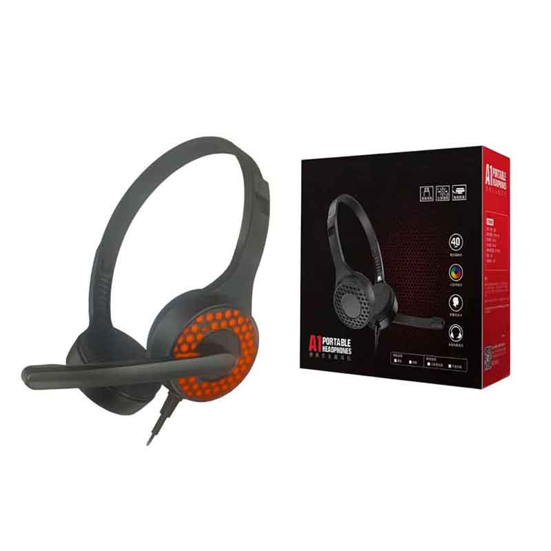 Misde A1 Ενσύρματα ακουστικά - A1 Misde portable headphones - Ασημί - Χρυσό Misde