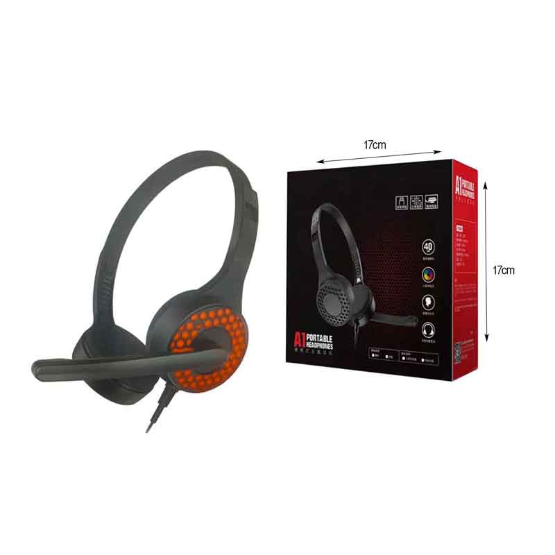 Misde A1 Ενσύρματα ακουστικά - A1 Misde portable headphones - Ασημί - Χρυσό Misde