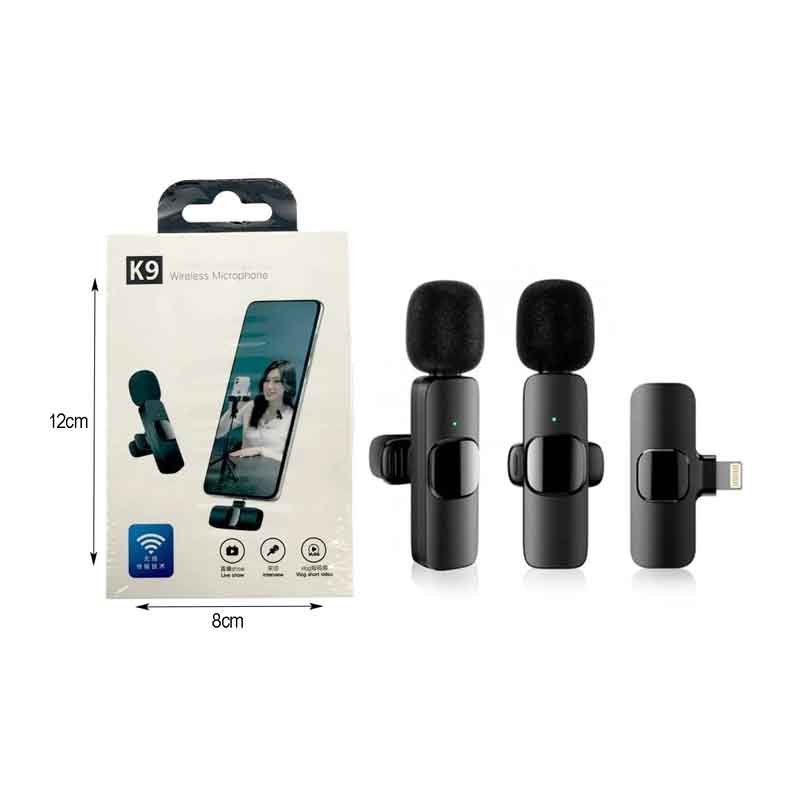 K9 Ασύρματο μικρόφωνο Τύπος USB Type C - Wireless Microphone ANDOWL