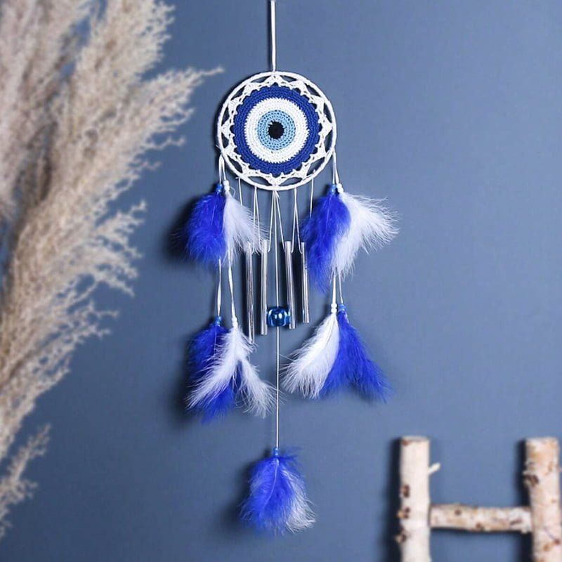 Κρεμαστό διακοσμητικό ονειροπαγίδα 65cm - Hanging decoration dreamcatcher OEM