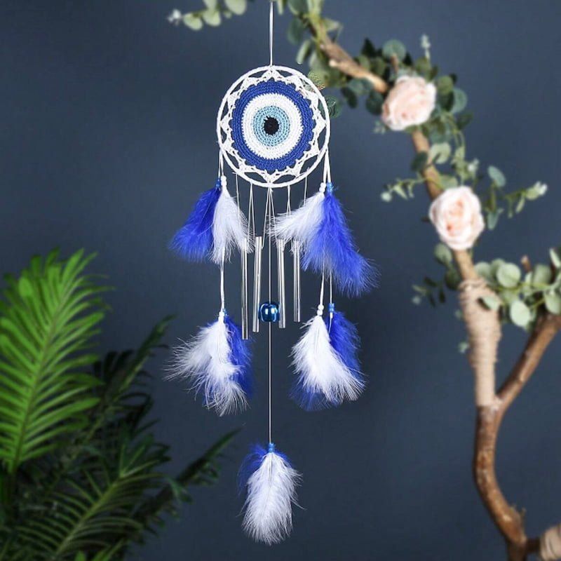 Κρεμαστό διακοσμητικό ονειροπαγίδα 65cm - Hanging decoration dreamcatcher OEM