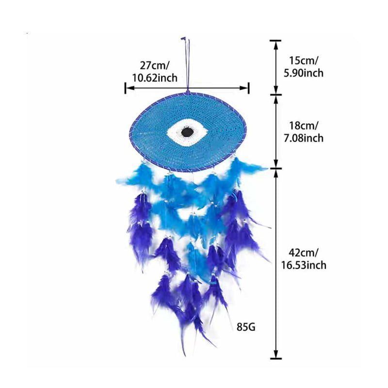 Κρεμαστό διακοσμητικό ονειροπαγίδα 75cm - Hanging decoration dreamcatcher OEM
