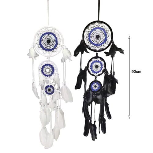 Ονειροπαγίδα μάτι 90cm - Dreamcatcher - Λευκό OEM