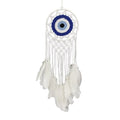 Ονειροπαγίδα μάτι 60cm - Dreamcatcher - Λευκό - Μαύρο OEM