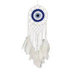 Ονειροπαγίδα μάτι 60cm - Dreamcatcher - Λευκό - Μαύρο OEM