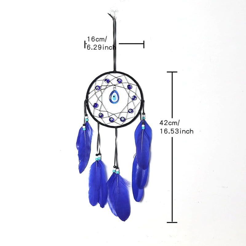 Κρεμαστό διακοσμητικό ονειροπαγίδα 42cm - Hanging decoration dreamcatcher OEM