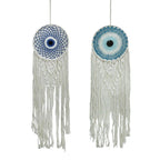 Ονειροπαγίδα 85cm - Dreamcatcher - Λευκό - Μαύρο OEM