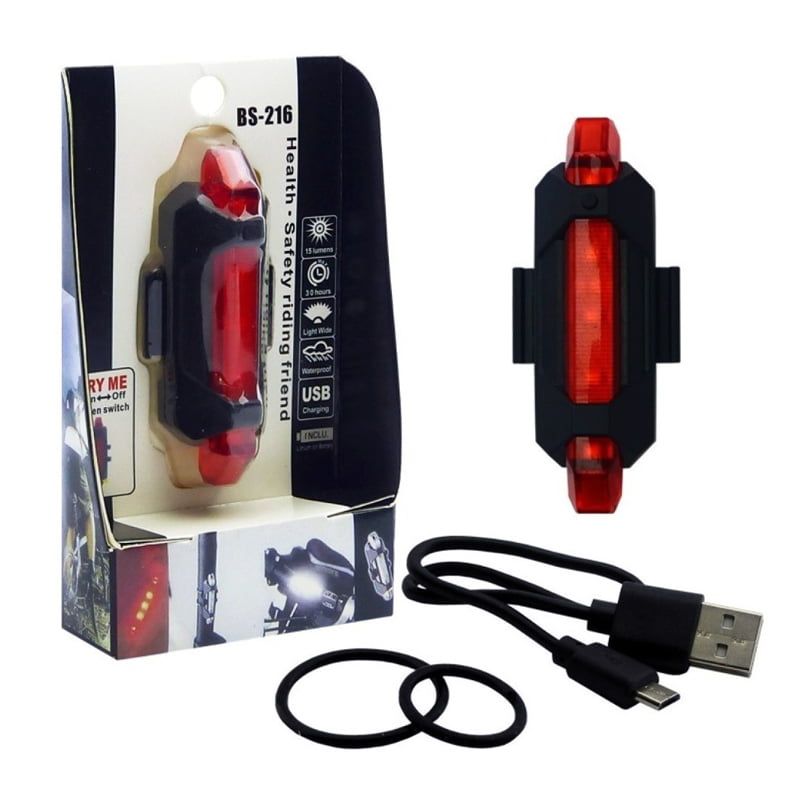 Οπίσθιο Φως Ποδηλάτου BS-216 - Bicycle Rear Light OEM