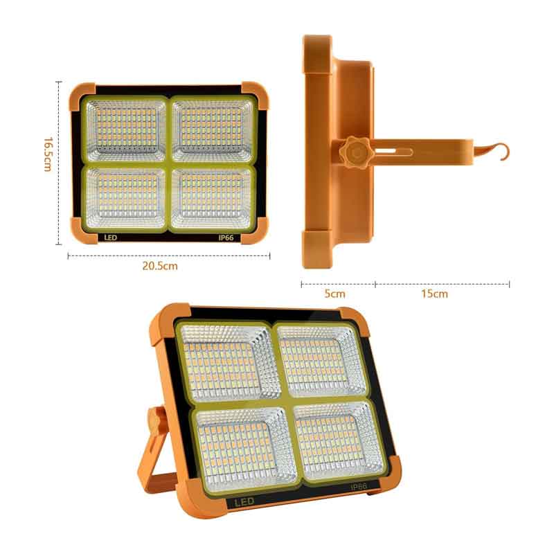 Ηλιακός Προβολέας LED Με Πάνελ – Solar LED Floodlight with Panel OEM