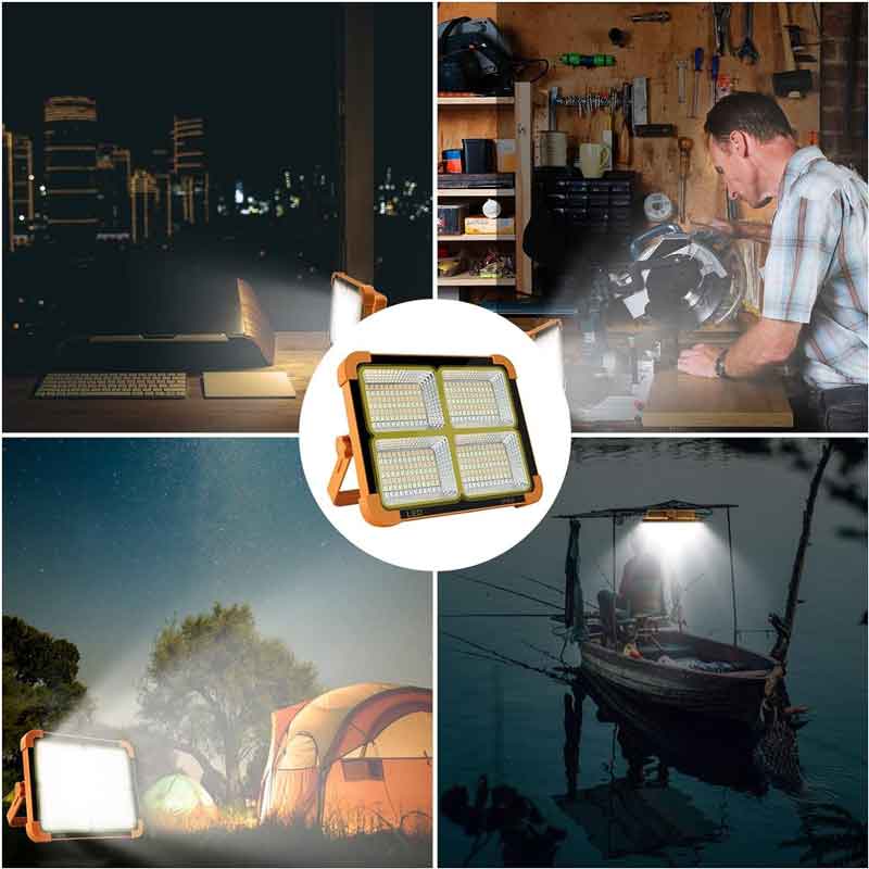 Ηλιακός Προβολέας LED Με Πάνελ – Solar LED Floodlight with Panel OEM