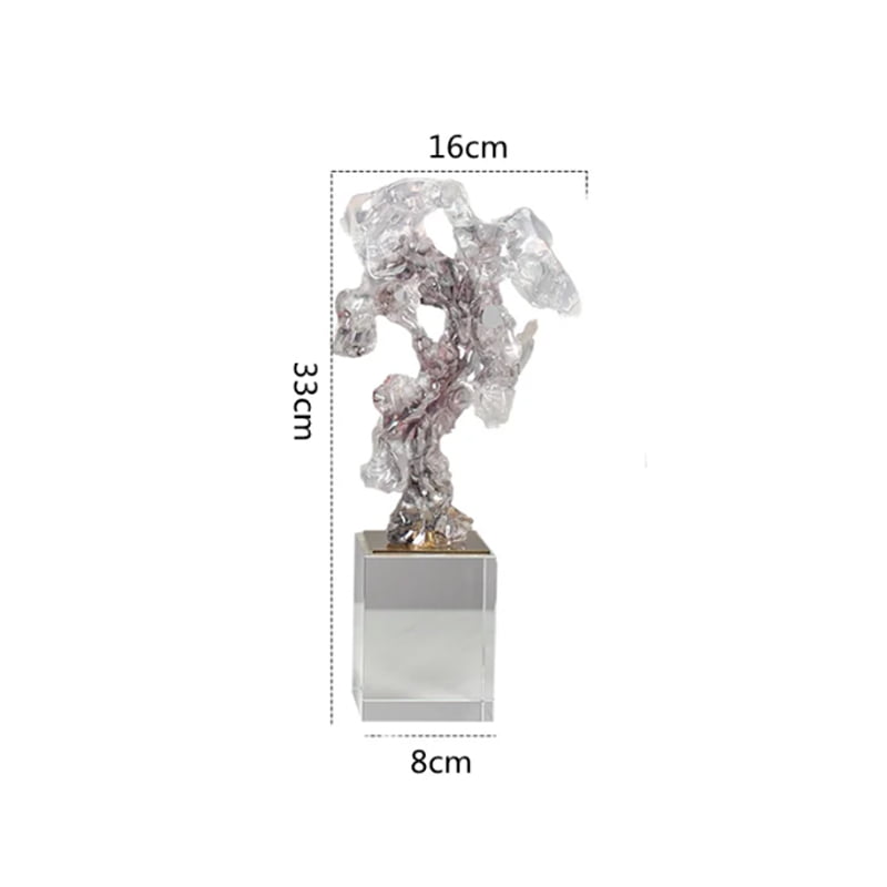 Γυάλινο Διακοσμητικό Γλυπτό - Glass Sculpture Decor OEM