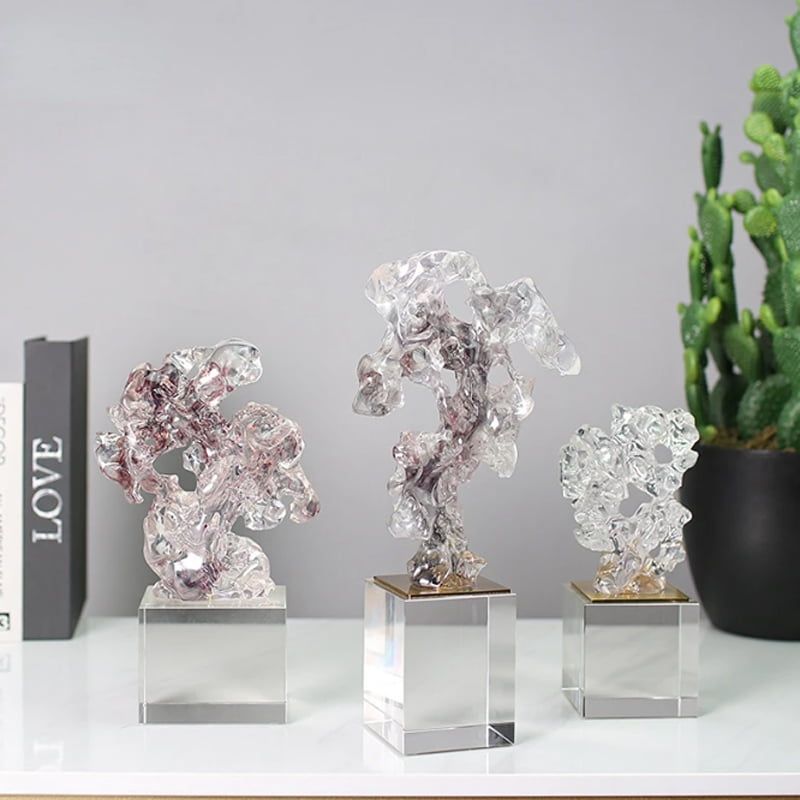 Γυάλινο Διακοσμητικό Γλυπτό - Glass Sculpture Decor OEM