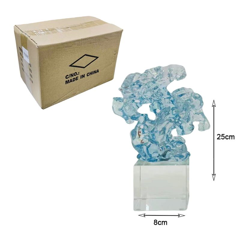 Γυάλινο Διακοσμητικό Γλυπτό - Glass Sculpture Decor OEM