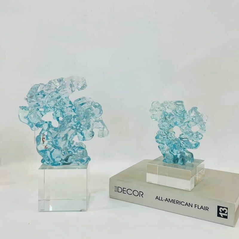 Γυάλινο Διακοσμητικό Γλυπτό - Glass Sculpture Decor OEM