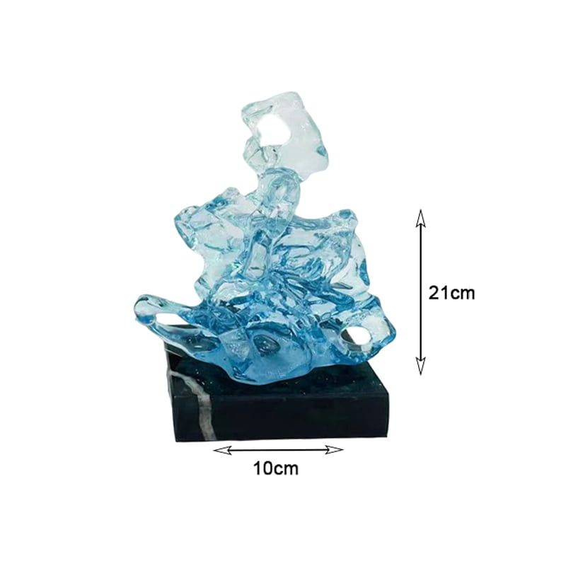 Γυάλινο Διακοσμητικό Γλυπτό - Glass Sculpture Decor OEM