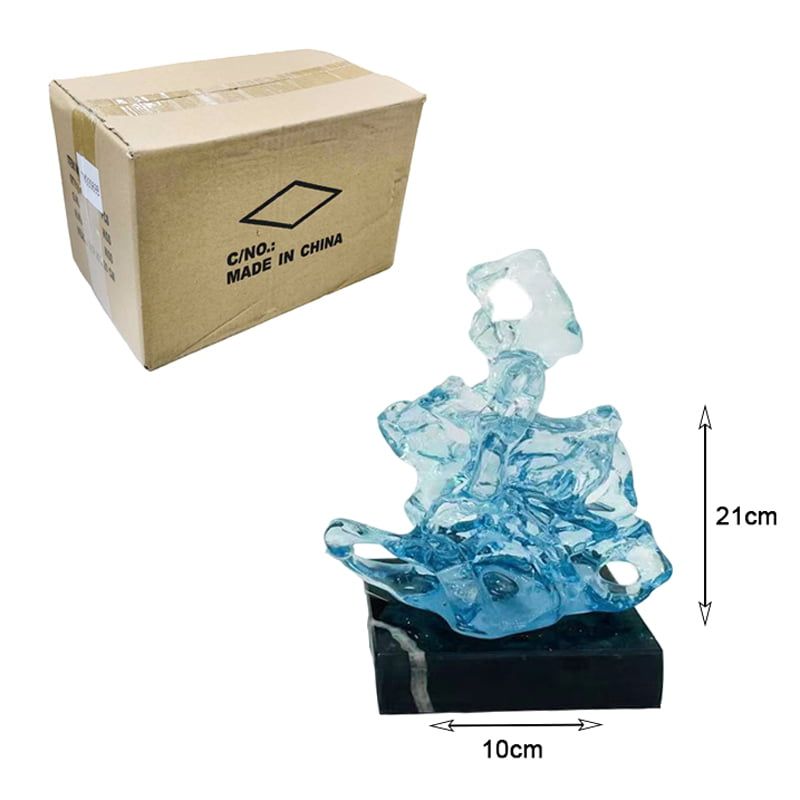 Γυάλινο Διακοσμητικό Γλυπτό - Glass Sculpture Decor OEM
