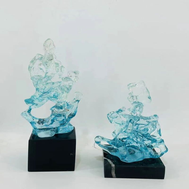 Γυάλινο Διακοσμητικό Γλυπτό - Glass Sculpture Decor OEM
