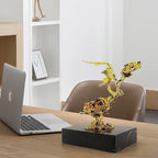 Χρυσό Διακοσμητικό με Μαρμάρινη Βάση - Gold Sculpture Decor OEM